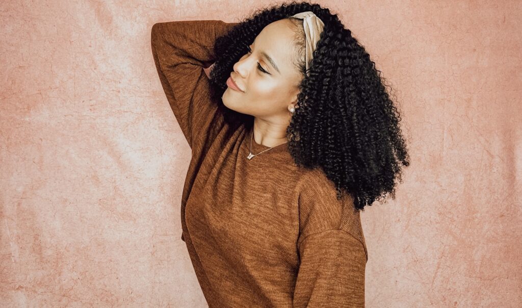 Curly Hair Headband Wig